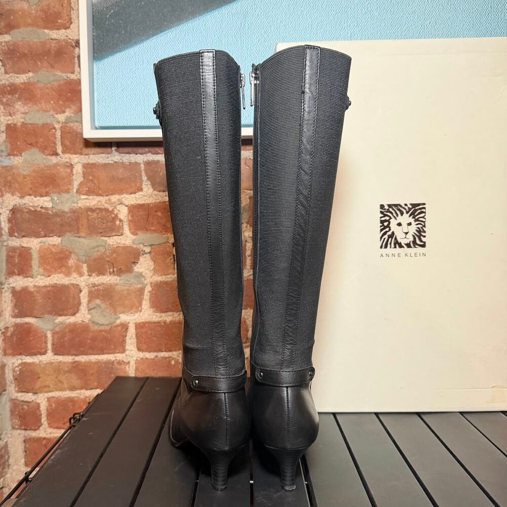 Anne Klein Kitten Heel Riding Boot - Picture 5 of 8